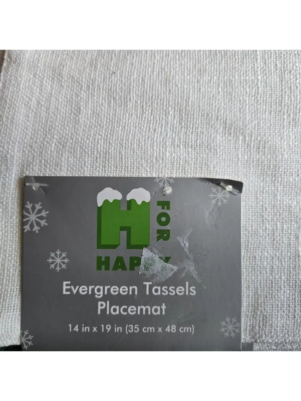 Bed Bath & Beyond Evergreen Tassel Christmas Tree Placemats 14